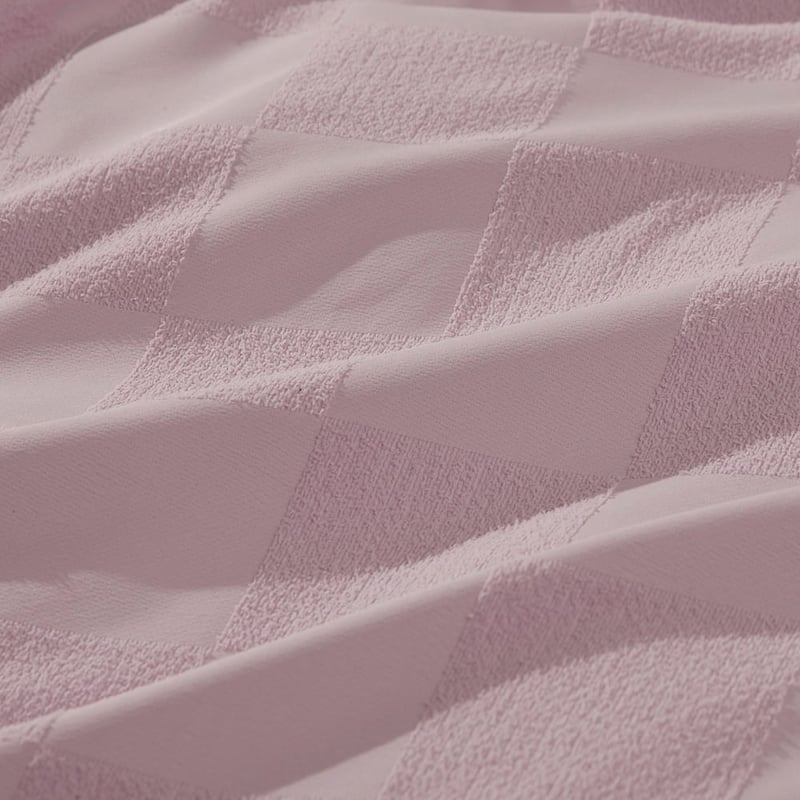 Checkerboard Lilac Quilt Cover Set