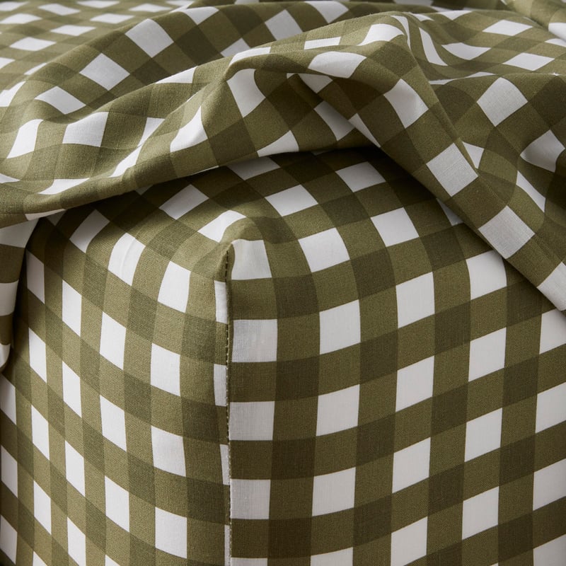 Multi Check Printed Percale Sheet Set