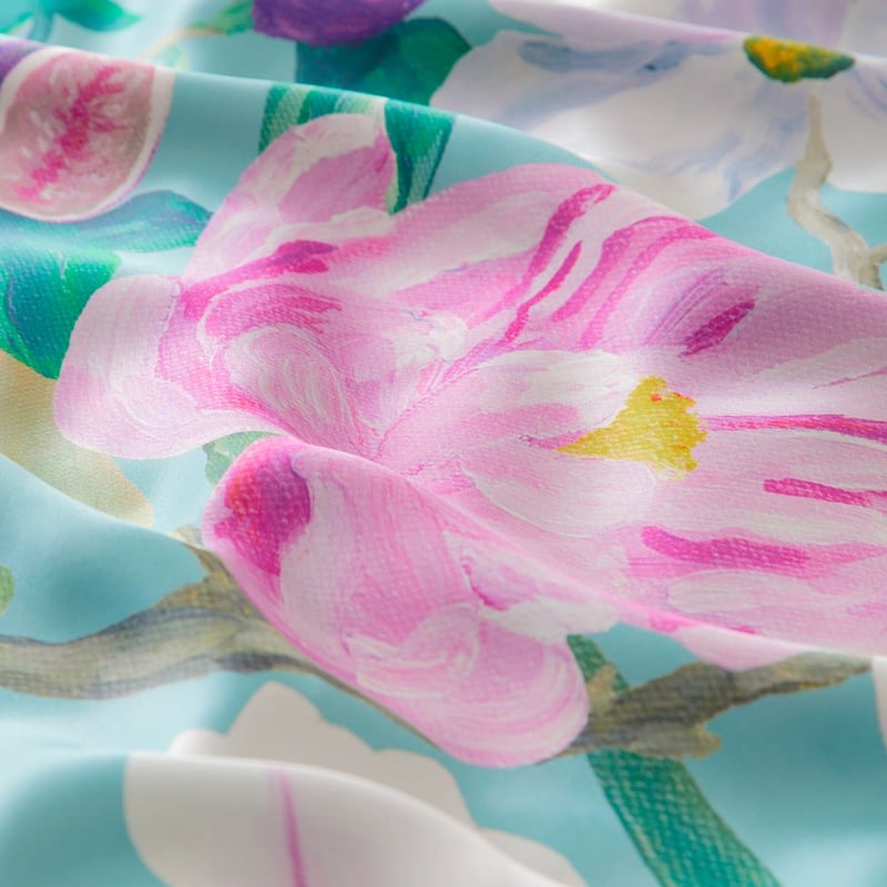 Pure Silk Picardy Floral Printed Pillowcase