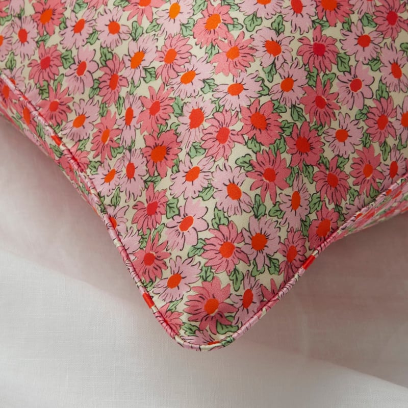 Pippa Floral Pure Silk Printed Pillowcases