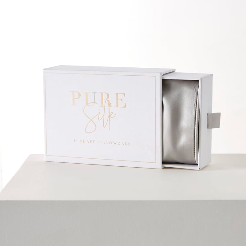 Pure Silk Silver Pillowcases