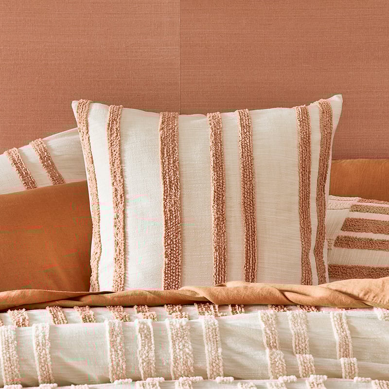 Jagger Tufted Clay Pillowcase