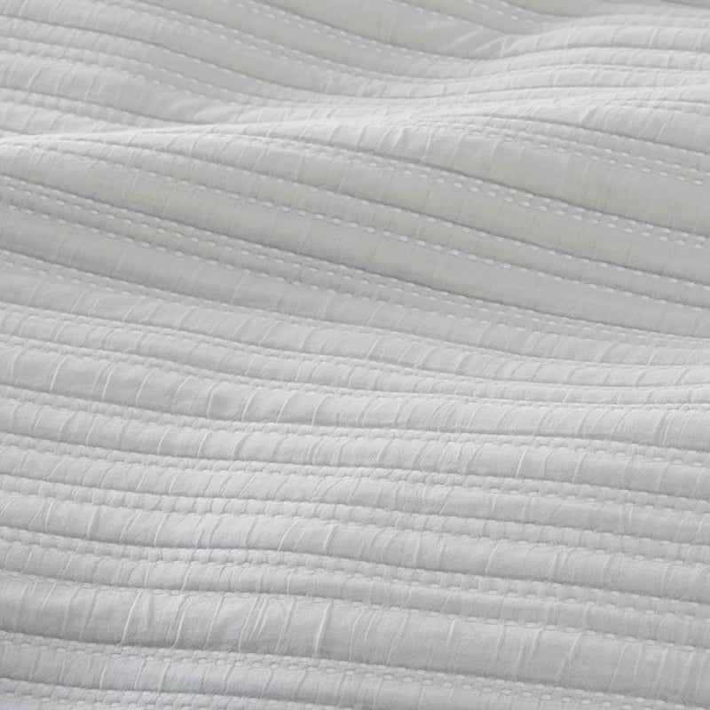 Hayman Soft Grey Quilted Pillowcases