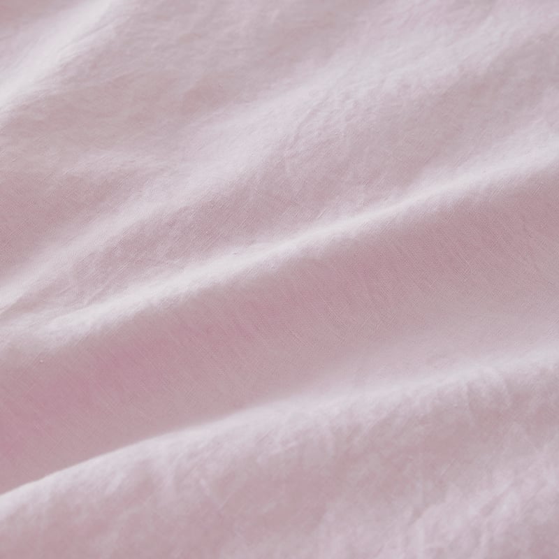 Vintage Washed Linen Mauve Quilt Cover Separates