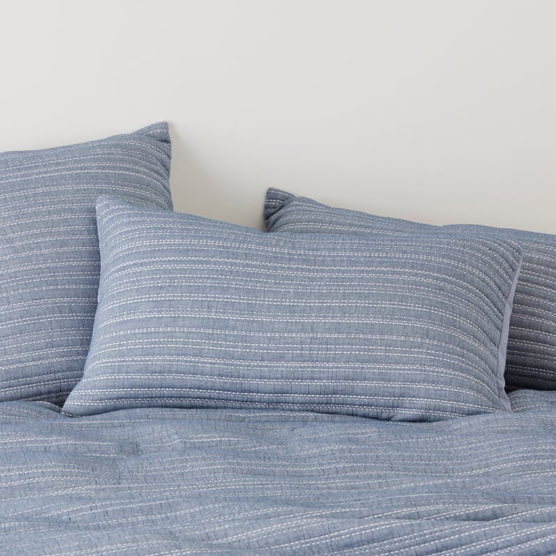 Hayman Chambray Quilted Quilt Cover Set + Separates