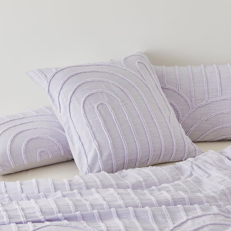 Archie Tufted Lilac Quilt Cover Separates