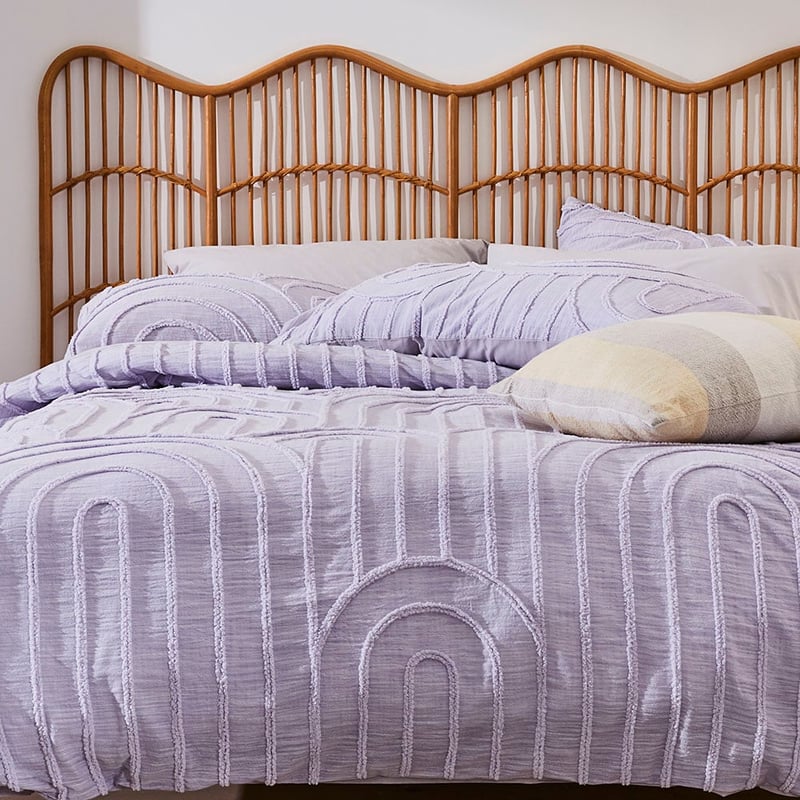 Archie Tufted Lilac Quilt Cover Separates