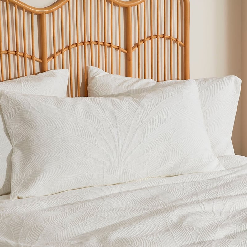 Acai Off White Matelasse Quilt Cover Separates