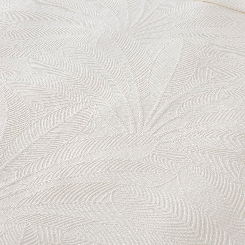 Acai Off White Matelasse Quilt Cover Separates