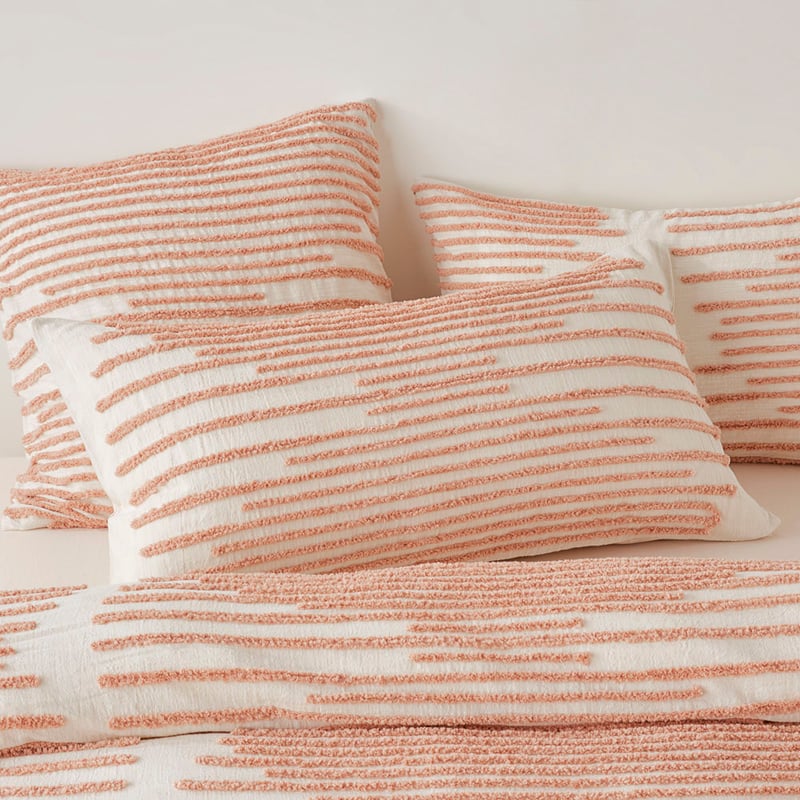 Seoul Tufted Clay Pillowcases
