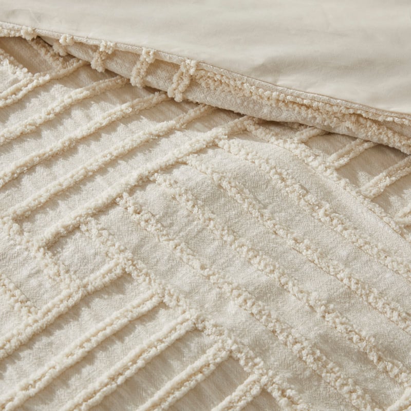 Drew Natural Tufted Quilt Cover Separates