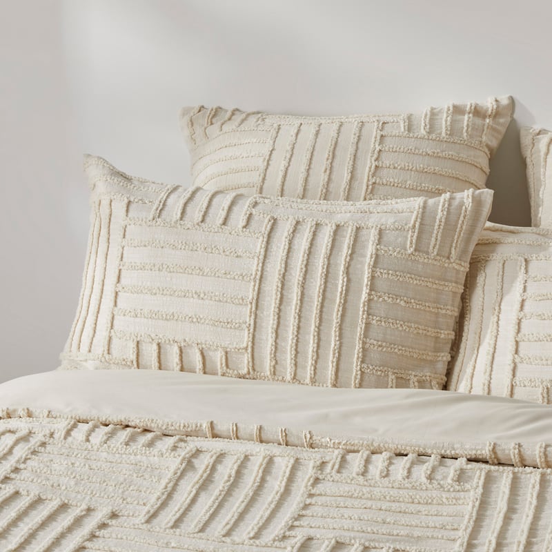 Drew Natural Tufted Quilt Cover Separates