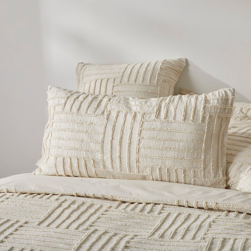 Drew Natural Tufted Quilt Cover Separates
