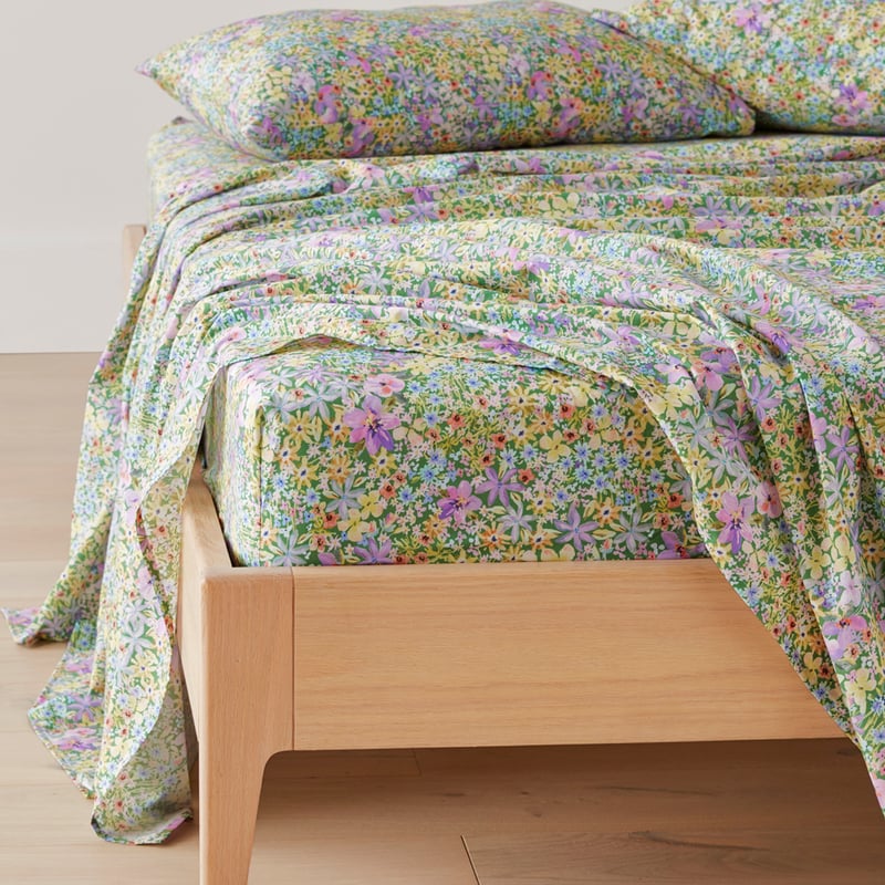 Sienna Floral Lilac Printed Sheet Set