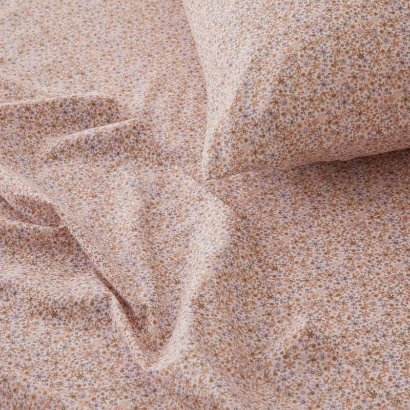 Serena Floral Pink Printed Sheet Set