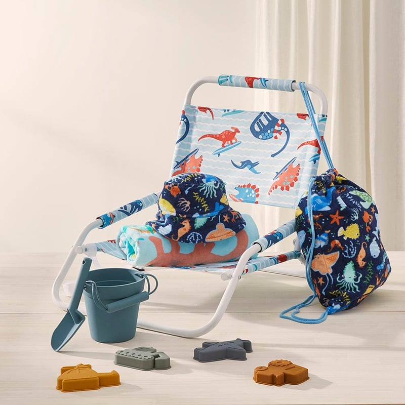 Kids Sealife Terry Beach Bag