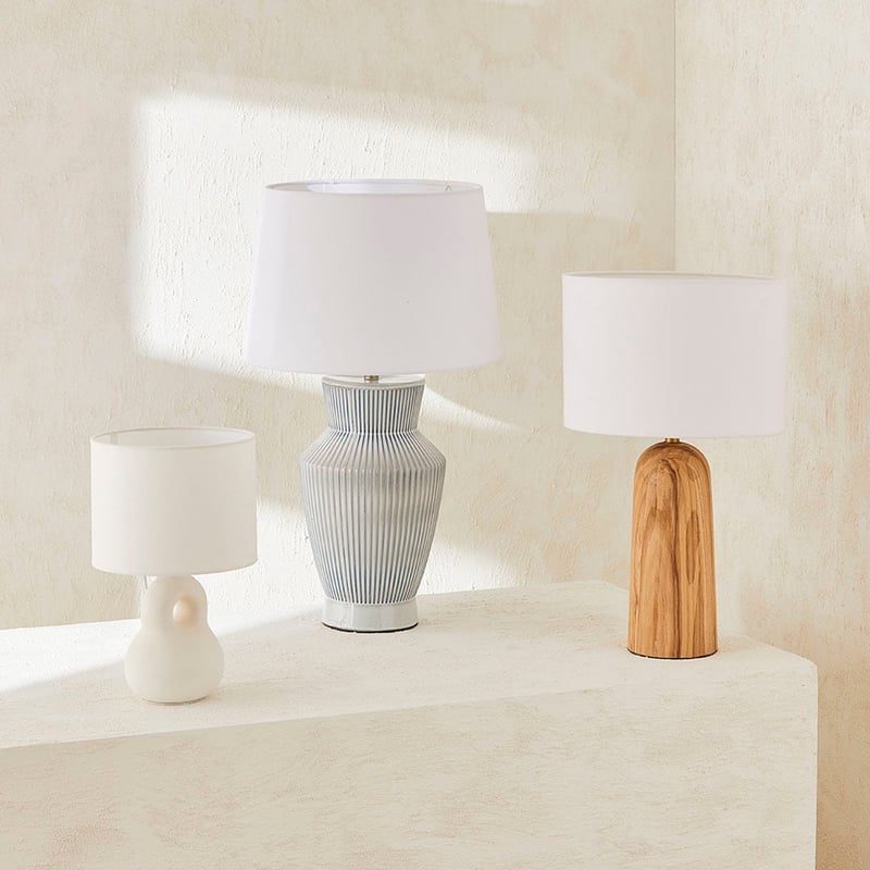 Madrid Blue & White Table Light