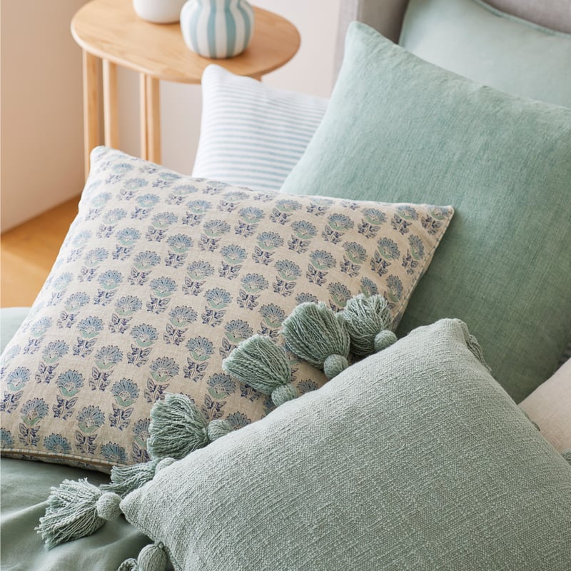 Aries Soft Green Cushion 