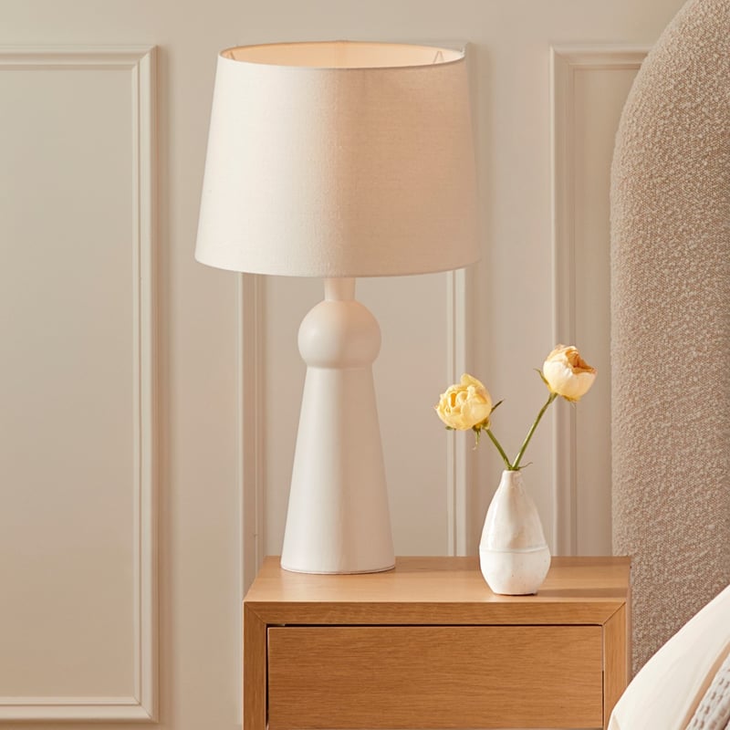 Manhattan White Table Light