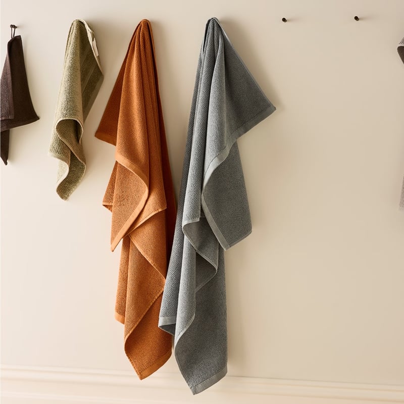 Savannah Ginger Textured Towel Range