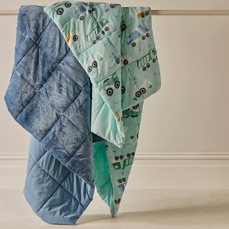 Super Cuddly Tough Trucks Blanket