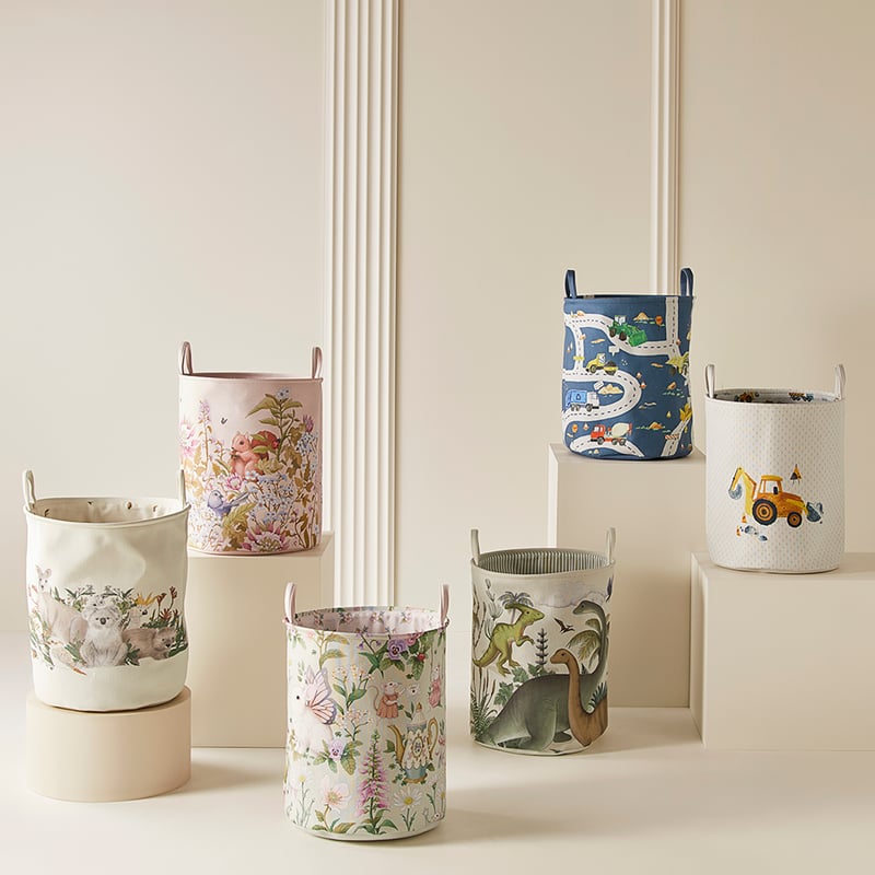 Truck Time Designer Printed Basket