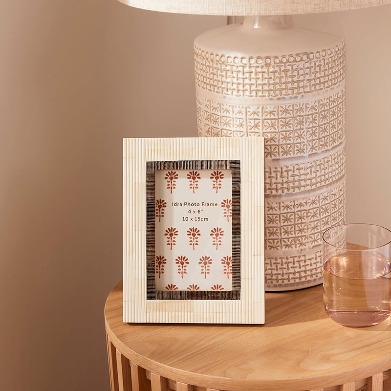 Idra Ivory & Natural Photo Frame