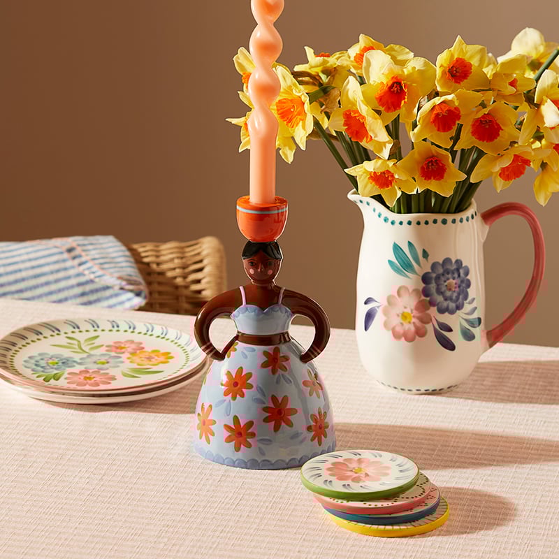 Spanish Lady Daisy Candleholder