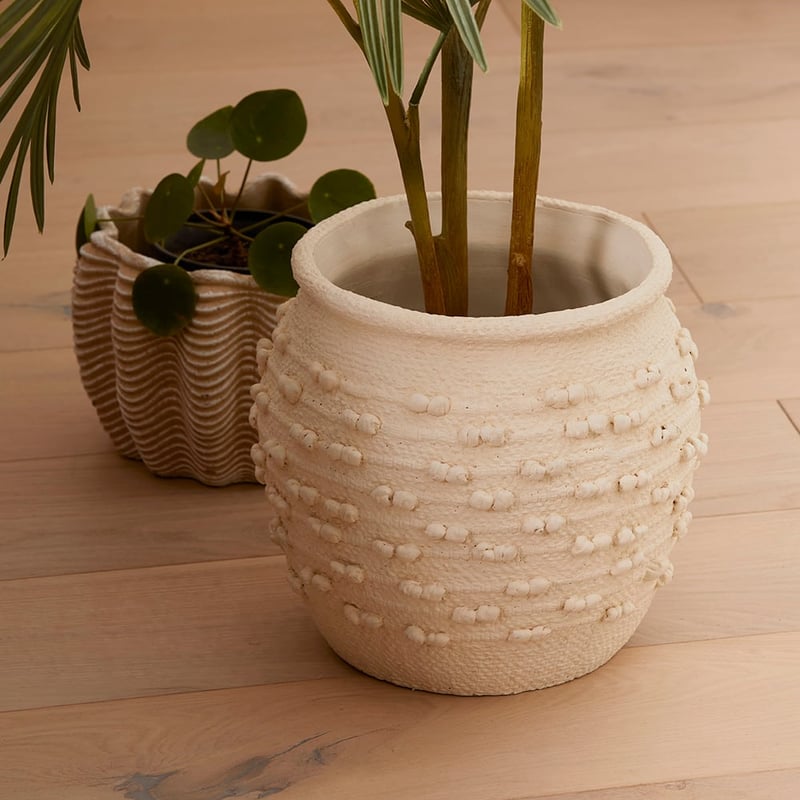 Sand Knitted Pot