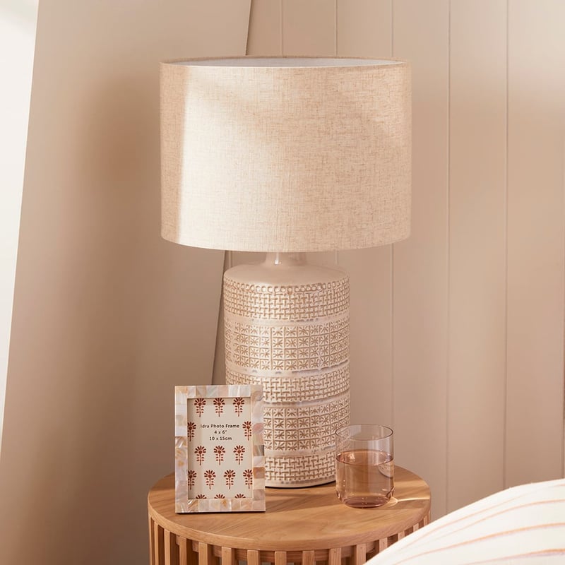 Suva White & Natural Table Light