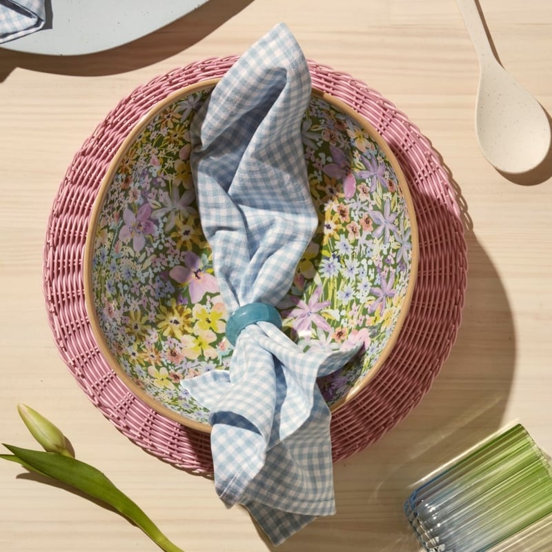 Sadie Blue Gingham Napkins 2 Pack