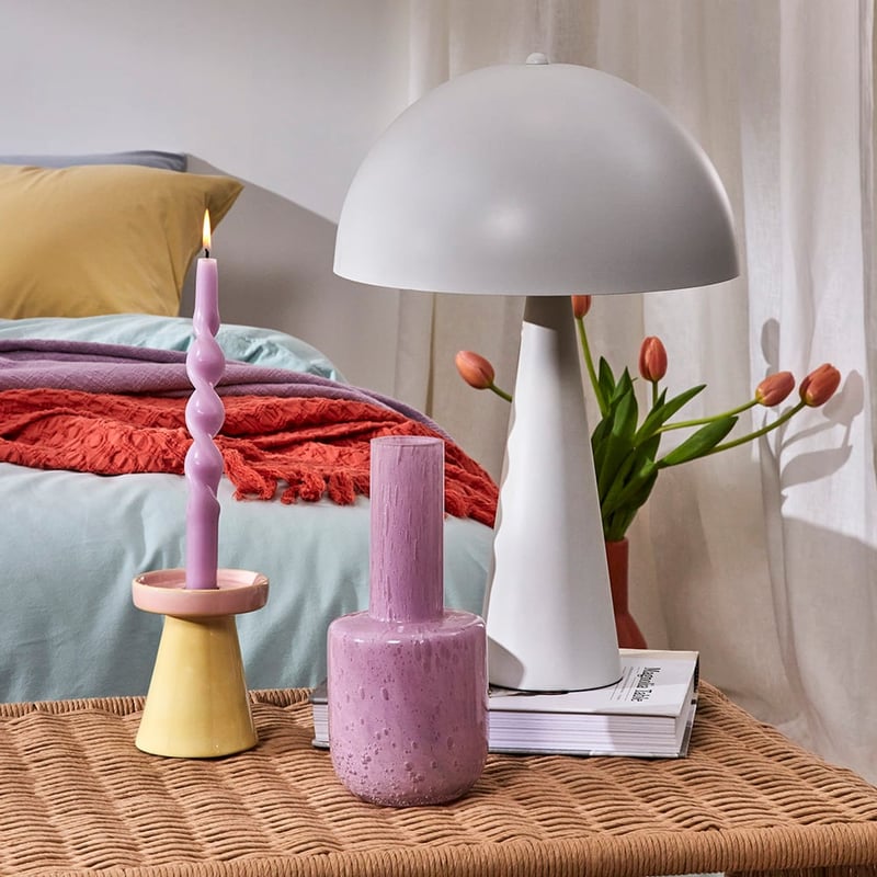 Goldie Lilac Taper Candles 3 Pack