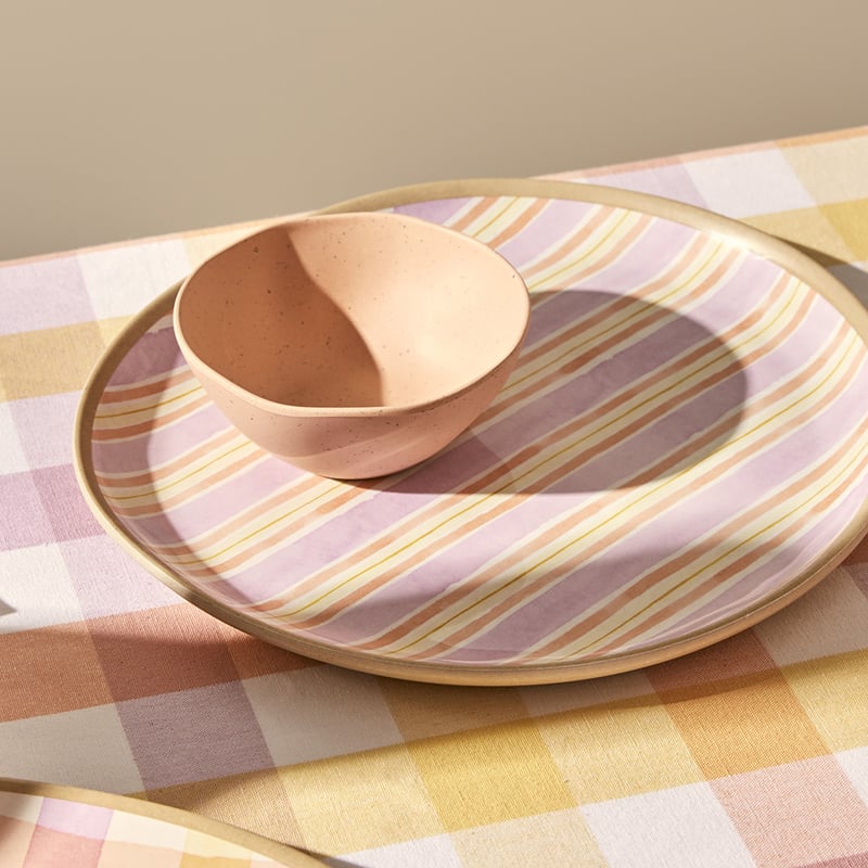 Summer Sorbet Stripe Melamine Servingware
