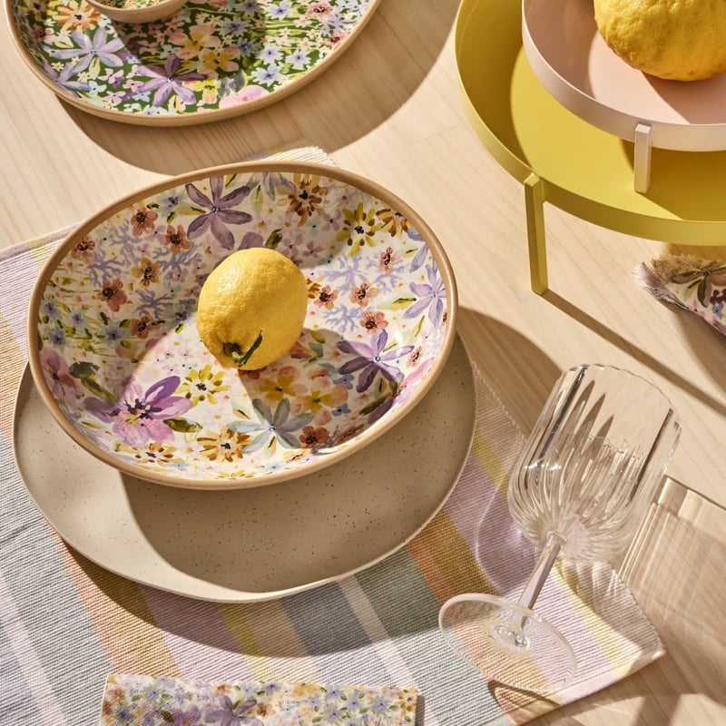 Summer Sorbet Multi Stripe Placemat 2 Pack