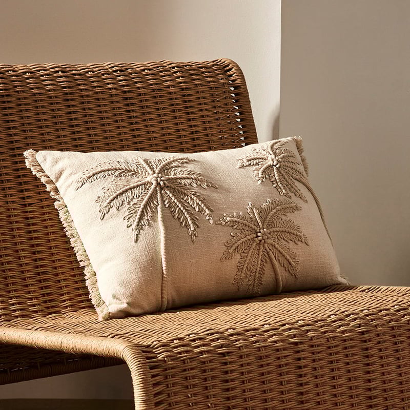 Boca Palm Natural Cushion