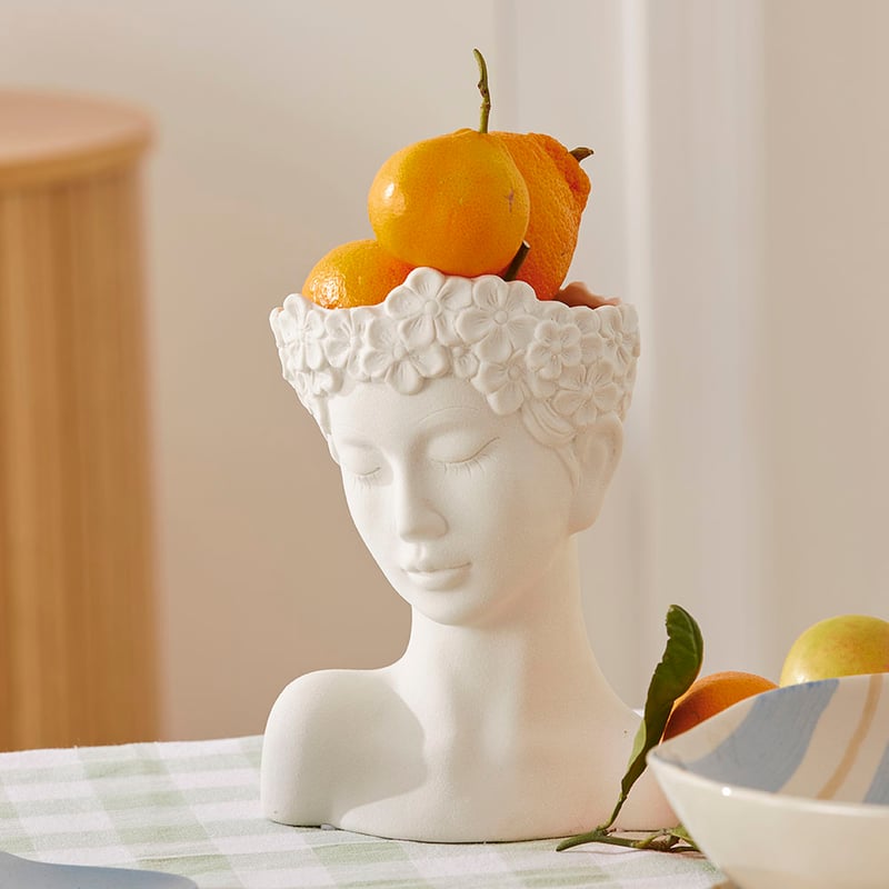 Nymph White Small Vase