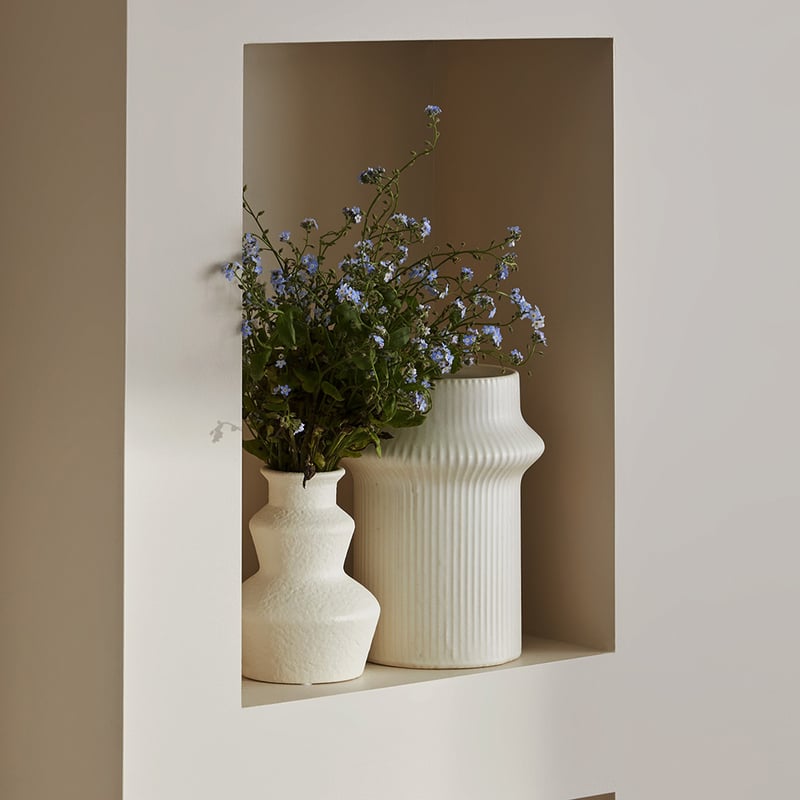 Citron White Ring Vase