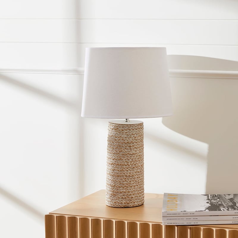 Somers Natural and White Table Light 