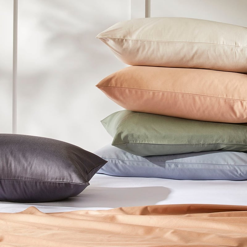 600TC Bamboo Cotton Natural Pillowcases