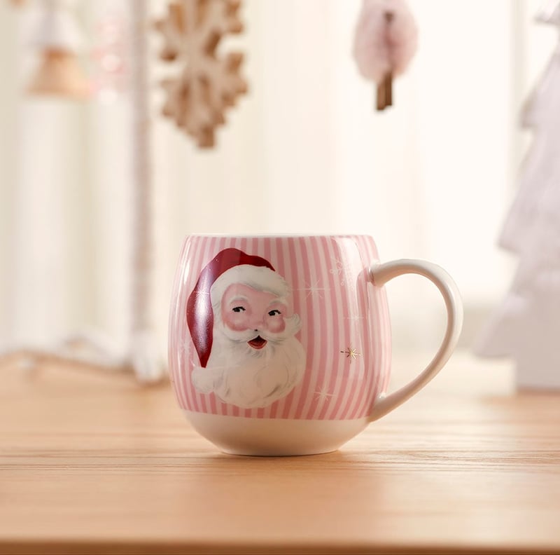 Vintage Christmas Multi Christmas Hug Mug