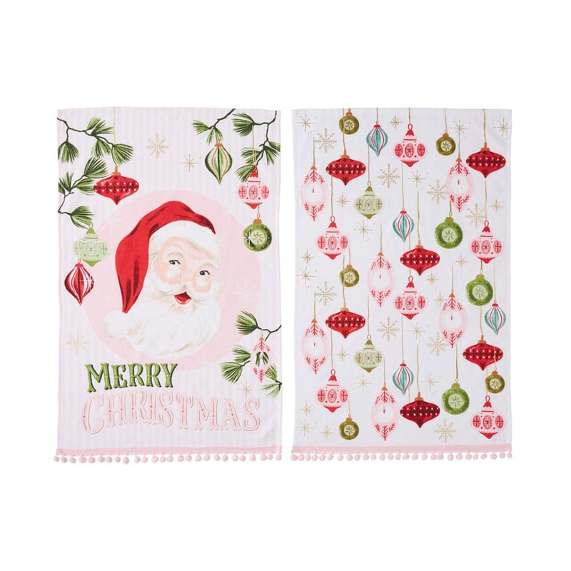 Vintage Christmas Christmas Tea Towels 2 Pack