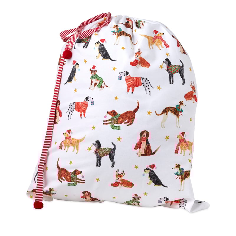 Festive Dogs Santa Sack