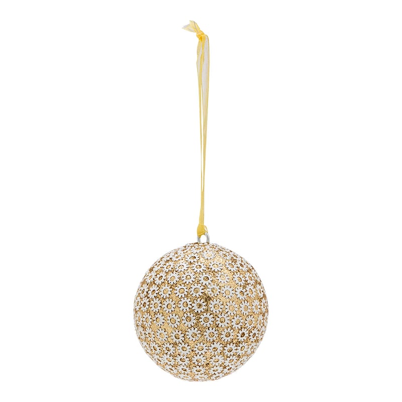 Luxe Daisy Champagne Bauble