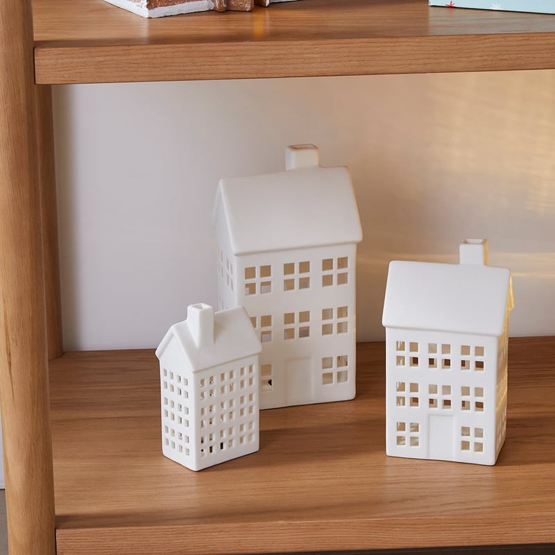 Festive Ceramic White House