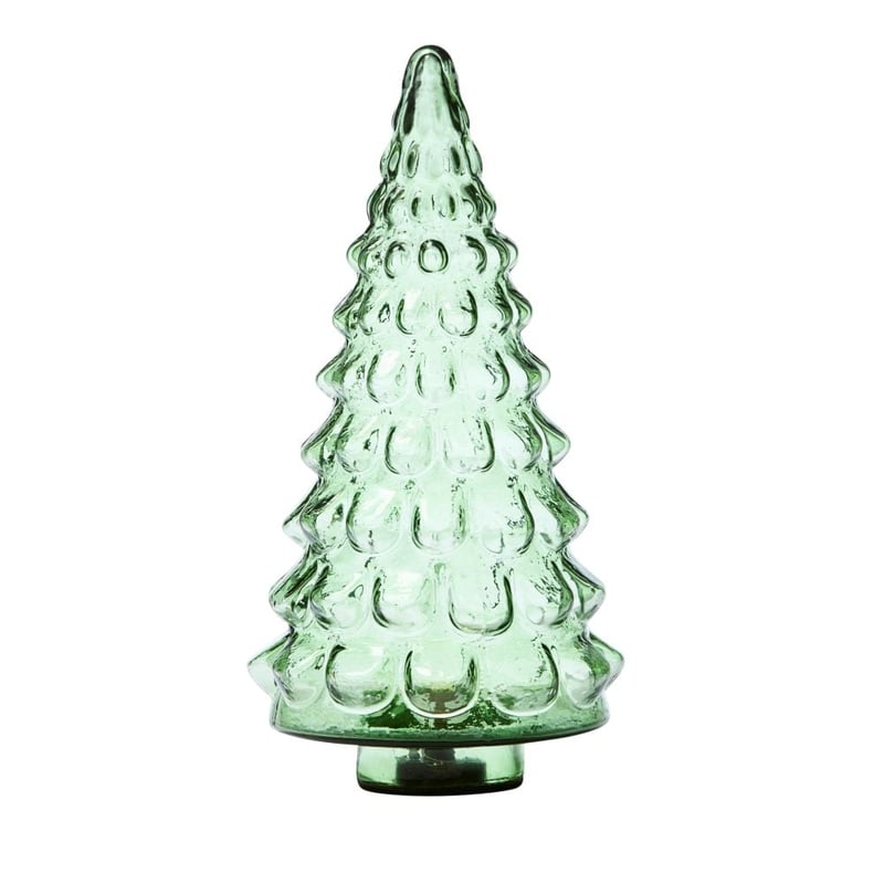Glass Green Luxe Decorative Christmas Tree