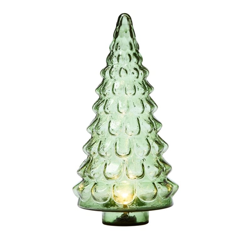 Glass Green Luxe Decorative Christmas Tree