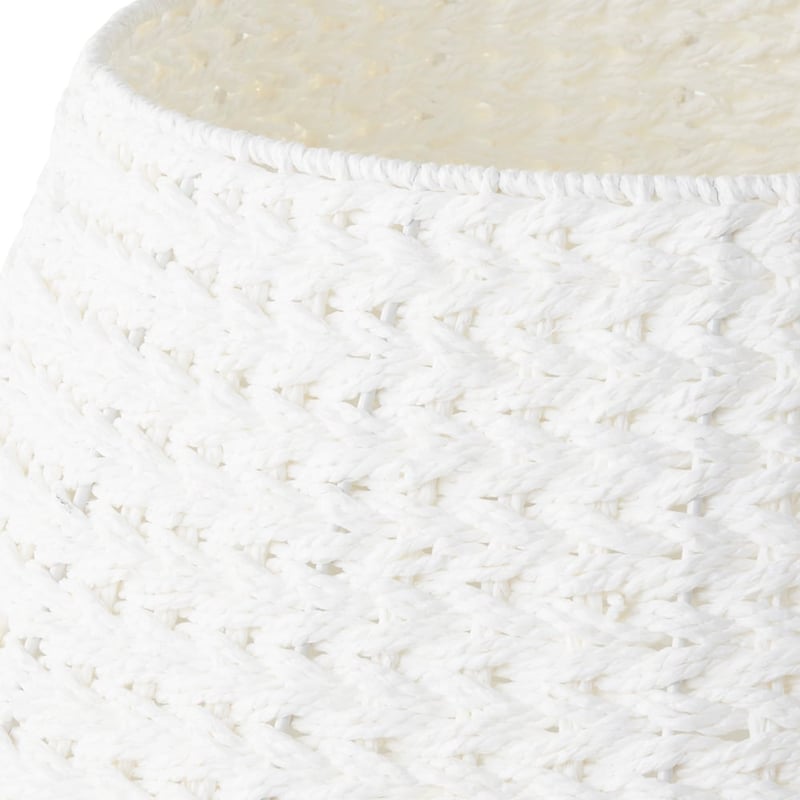 Christmas Tree White Basket Weave Skirt