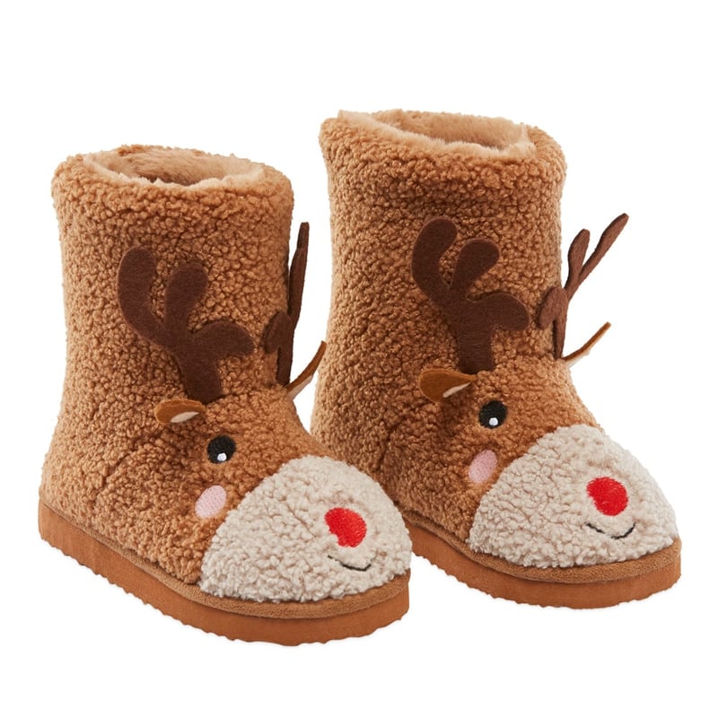 Novelty Reindeer Sherpa Boots