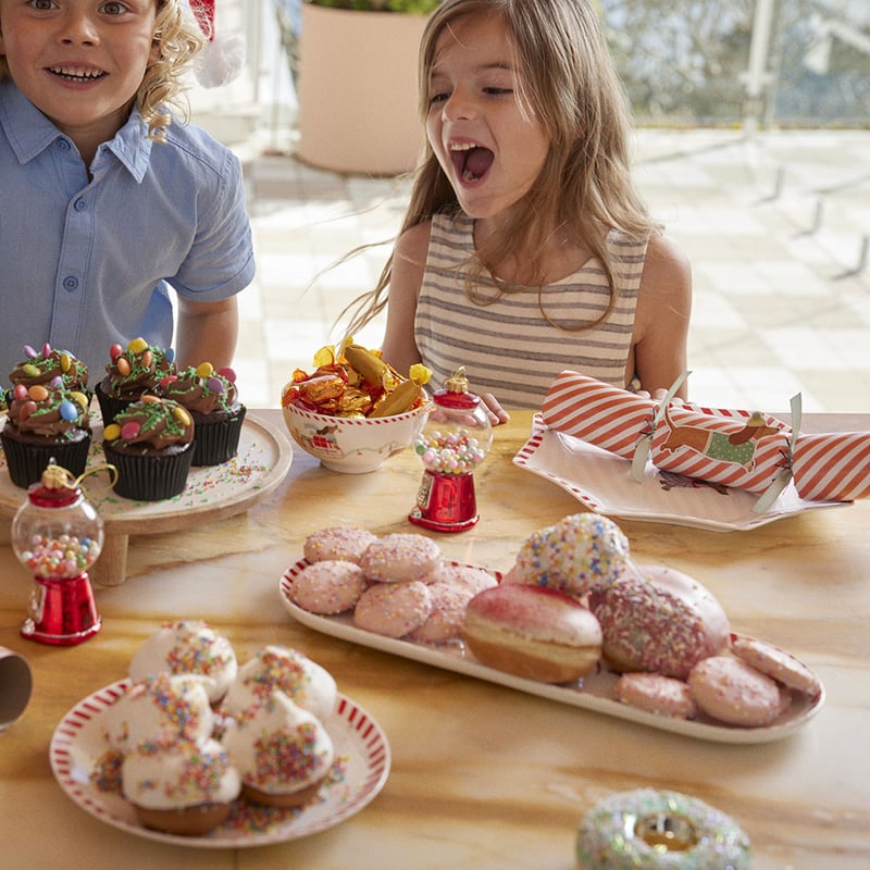 Christmas Multi Dashing Dachshunds Plate