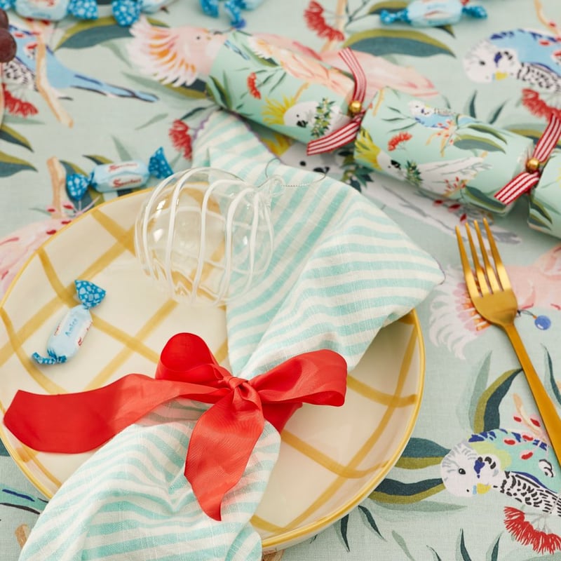 Festive Australian Birds Tablecloth